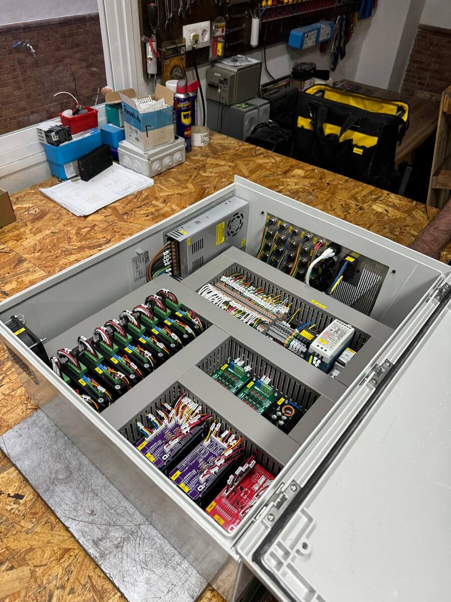 Cuadro de electrónica de control